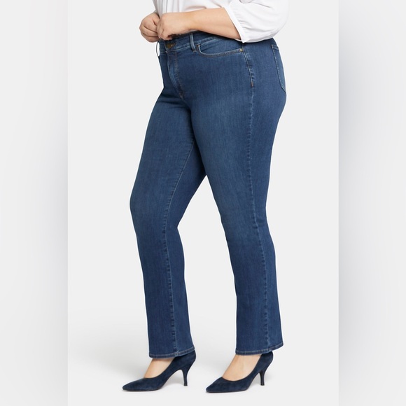 NYDJ Marilyn Straight Lift x Tuck Jeans - Picture 2 of 13